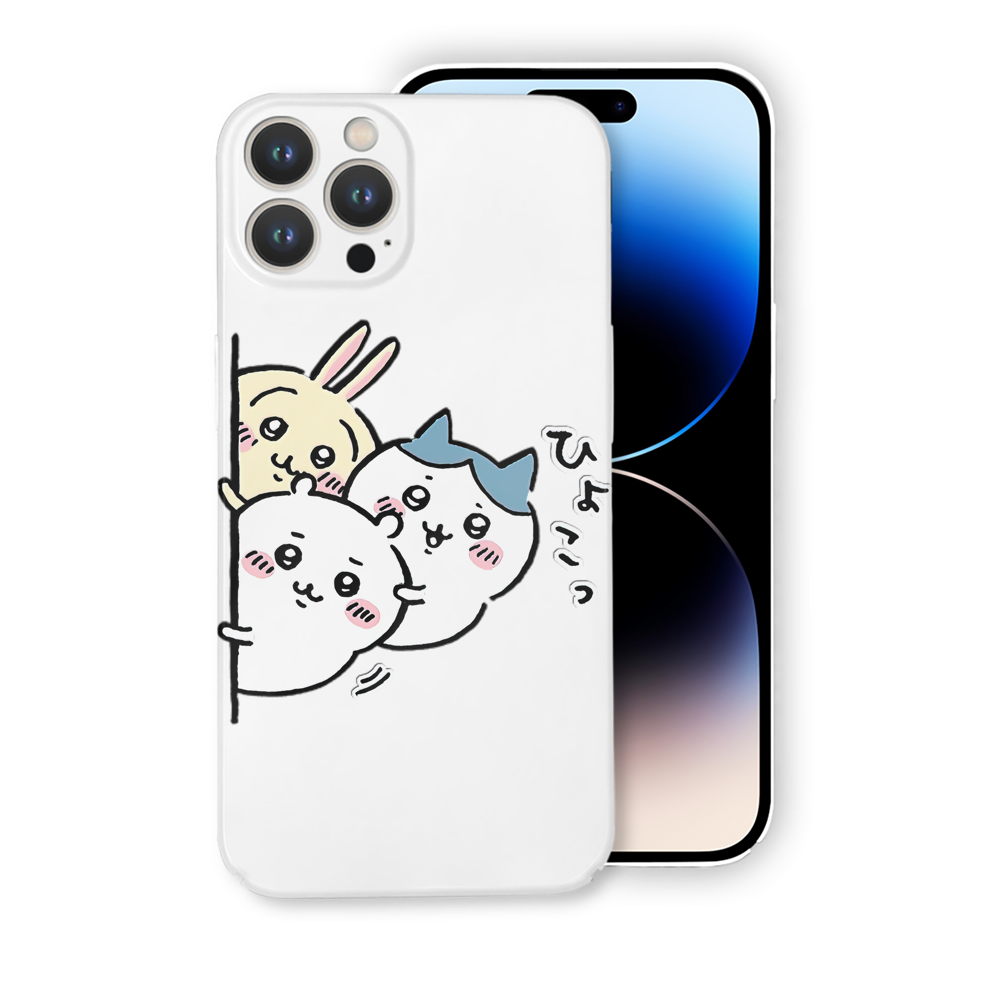 （画像用） ちいかわ うさぎ Chii-kawa usagi 【iPhone 14シリーズ対応】ハードケース